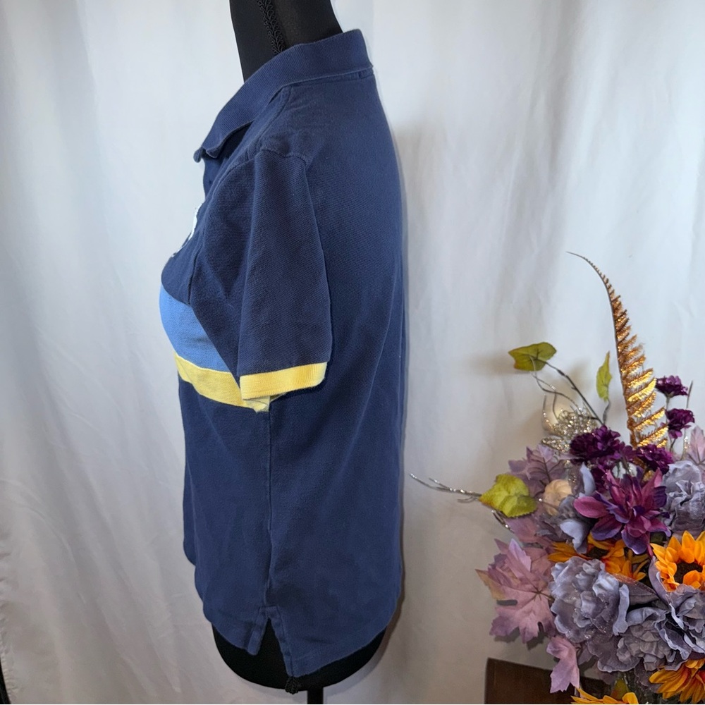 Polo Ralph Lauren Boys Colorblock Polo Shirt Blue Yellow M 10-12 - Picture 3 of 9